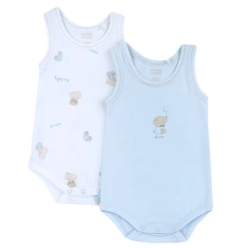 Боди (2 шт.) Chicco Fiore, цвет голубой, размер 68 (090.11846.021)