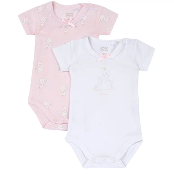 Боди (2шт) Chicco Swan Princess, цвет розовый, размер 98 (090.11690.011)