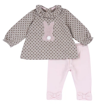 Костюм Chicco Juliet: реглан и леггинсы, цвет бежевый, размер 98 (091.00197.011)