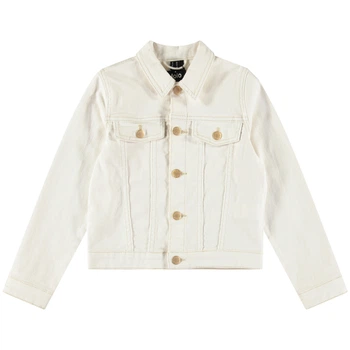 Джинсовий жакет Molo Heidi Crisp White, колір білий, розмір 122 (5S25M304.5474)