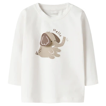 Реглан Name it Little Elephant, цвет белый, размер 62 (253.13246747.CDAN)