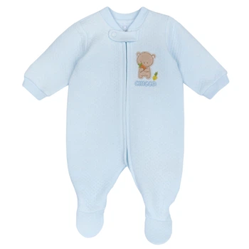 Комбинезон утепленный Chicco Tiny Bear, цвет голубой, размер 68 (091.00892.021)