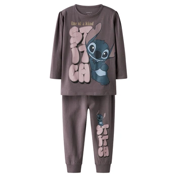 Пижама Name it Stitch Pink, цвет фиолетовый, размер 98 (253.13249663.MOON)