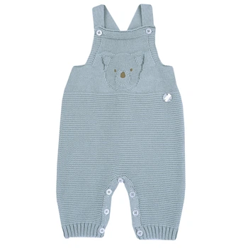 Полукомбинезон хлопковый Chicco Koala, цвет голубой, размер 56 (090.95647.051)