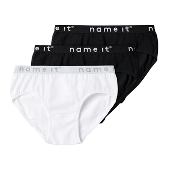 Труси (3 шт) Name it Karla, колір чорний, розмір 98 (231.13199490.BLAC)