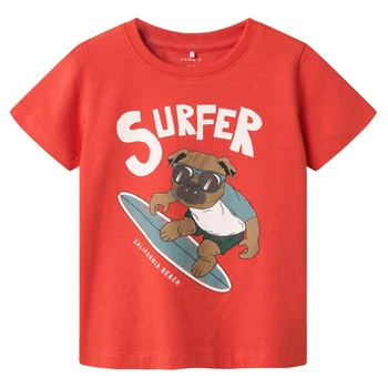 Футболка Name it Surf, цвет красный, размер 80 (251.13241419.PAPR)