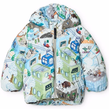Куртка Molo Harpo Pixel Winter, цвет голубой, размер 80 (5W25M318.9375)