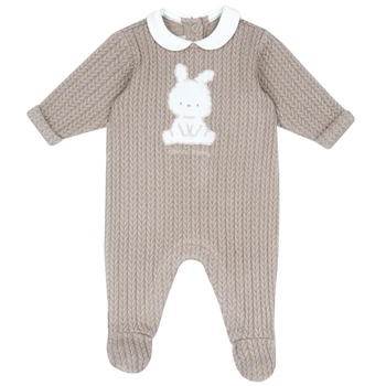 Комбинезон Chicco Cozy Bunny, цвет бежевый, размер 72 (091.00294.061)