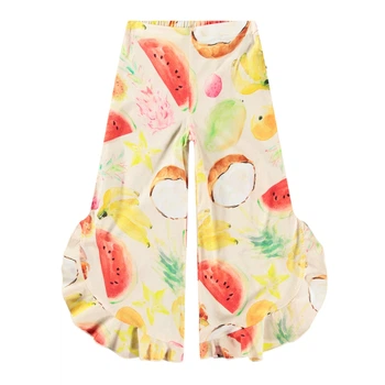 Брюки Molo Aretha Painted Fruits, цвет желтый, размер 116 (2S25I101.9259)
