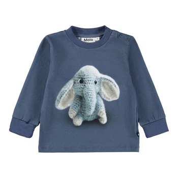 Реглан Molo Eloy Toy Elephant, колір синій, розмір 80 (6W25A404.9660)