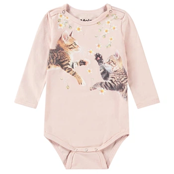 Боди Molo Foss Jumping Kittens, цвет розовый, размер 56 (4W24B202.3615)