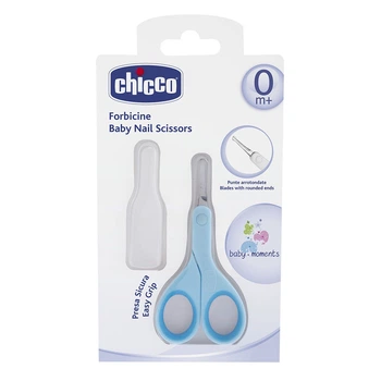 Ножиці дитячі з ковпачком Chicco, колір блакитний (05912.20)