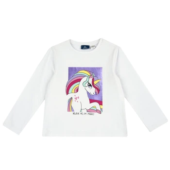 Реглан Chicco Unicornea, цвет белый, размер 122 (090.16745.033)