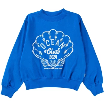 Свитшот Molo Marge Retro Blue, цвет голубой, размер 122 (2S24J217.8767)