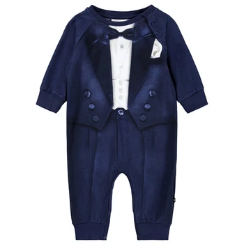 Комбінезон Molo Fairfax Tuxedo Baby, колір синій, розмір 68 (6W25B503.9765)