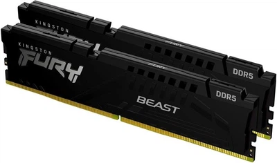 Модуль памяти Kingston Fury DDR5 64GB (2x32) 5600MHz Beast Black AMD EXPO/XMP 3.0 (KF556C36BBEK2-64)