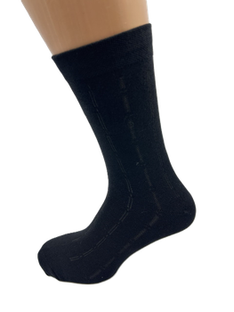 Набір чоловічих бавовняних шкарпеток Cool Socks Cotton Classic Black, високі чорні (10 пар) розмір 43-46