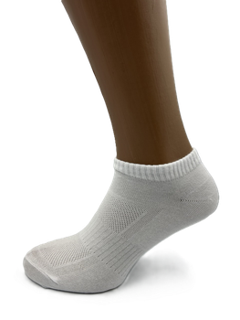 Набір чоловічих коротких спортивних бавовняних шкарпеток Cool Socks Sport Cotton Short White, білі (12 пар) розмір 38-42