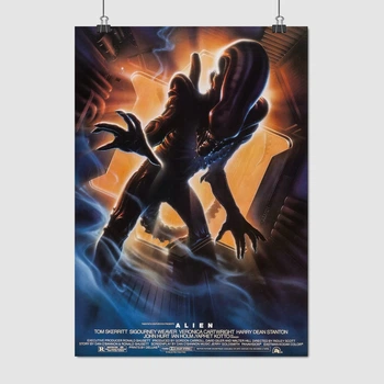 Постер Чужой, Alien (1979), ксеноморф, фантастика, A3 42×30 см (id1682)