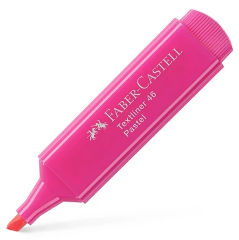 Маркер текстильний Faber-Castell, 1-5 мм., Textliner 46, Pastel, Рожевий, (154654)