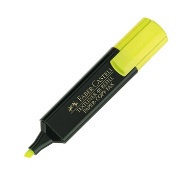 Маркер текстильний Faber-Castell, 1-5 мм., Textliner 1548, Жовтий, (154807)