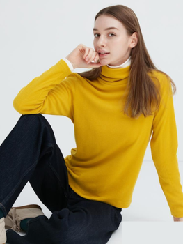 Гольф Uniqlo розмір XS жовтий (459793)