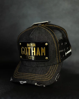 Кепка Capslab Gotham City Plate Batman One size Olive Grey (CL/DC6/1/CAS/BAT1)