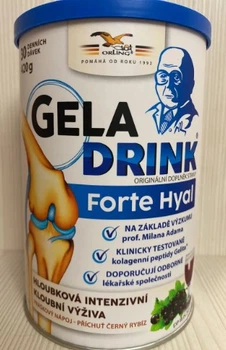 GELADRINK® FORTE HYAL - Геладрінк Форте з колагеном для суглобів зі смаком черної смородини 420г