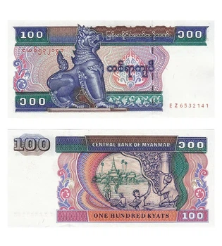 Банкнота 100 к'ят М'янма UNC