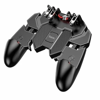 Геймпад Hoco GM7 Eagle Six Finger черный ABS пластик цинковый сплав для игр на смартфоне 4 кнопки