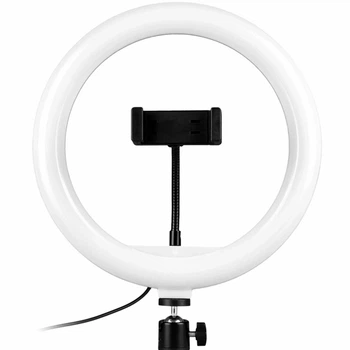 Лампа Fill Light 26 см 10Вт USB пластик для фото и видео черный QX-260