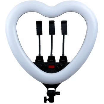 Лампа RGB 40Вт 48см с пультом USB для фотосъемки и макияжа черный Heart Style