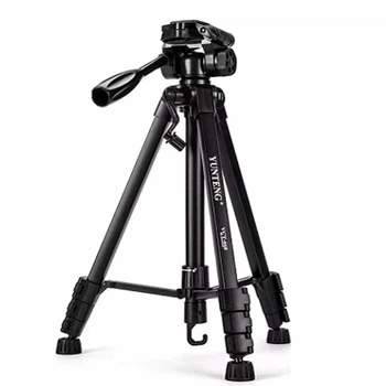 Штатив тренога Yunteng VCT-668 черный максимальная высота 150 см минимальная высота 45 см нагрузка 3 кг