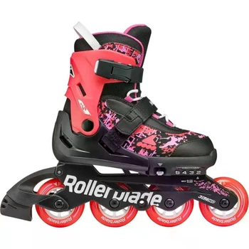 Детские ролики Rollerblade Microblade SL Black/Coral 36-40.5