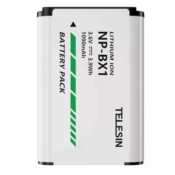 Аккумулятор TELESIN NP-BX1 для Sony FDR-X3000R ZV-1 RX100 M7 AS300 HX400 HX60 WX350 AS300V
