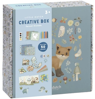 Zestaw kreatywny Little Dutch Craft Box Leśni przyjaciele (8714274126046)