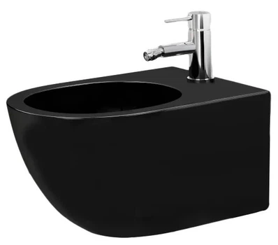 Подвесное биде REA CARLO MINI BLACK MATT *