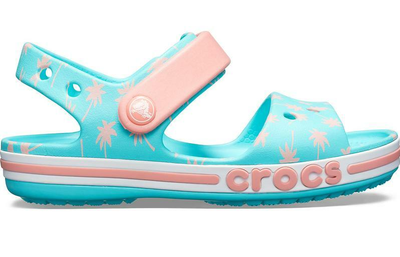 Сандалі Crocs Kids Bayaband Sandal Pool Blue & Peach - J3 (34) Стопа 21,6-22,3 см