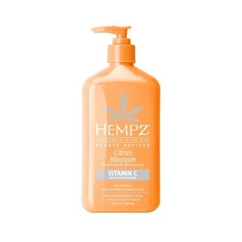 Молочко з вітаміном С "Квіти Цитрусу" Citrus Blossom Herbal Body Moisturizer with Brightening Vitamin C Hempz 500 ml