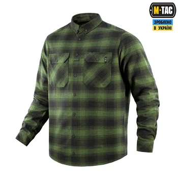 M-Tac сорочка Lumberjack Cotton Shirt, Olive/Black, L/L