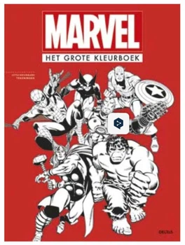 Книжка-розмальовка Marvel The Big Coloring Book (9789044747553)