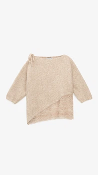 Джемпер однотонний жіночий Pomella 2661 One Size Бежевий shop (2000999492761)