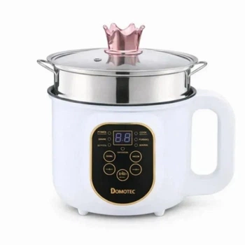 Электрическая кастрюля-пароварка 1,8л 2000 Вт / Электрокастрюля DOMOTEC MS-7729 Белый (344140)