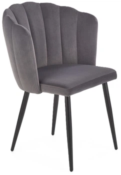 Стілець для кухні та вітальні Halmar K386 Сірий (5905248119093)