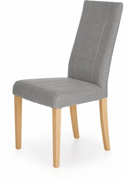 Стілець для кухні та вітальні Halmar Diego Сірий/Медовий дуб (5905248121959)