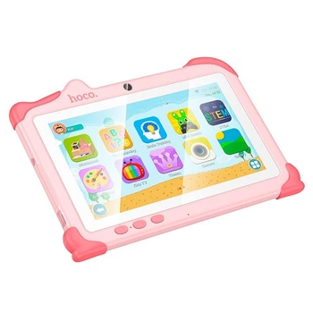Дитячий планшет HOCO HI16 7" HD Android 11 2.4G/5G, WiFi, BT5.0 0.3/2MP, 2+2 RAM/32 ROM рожевий
