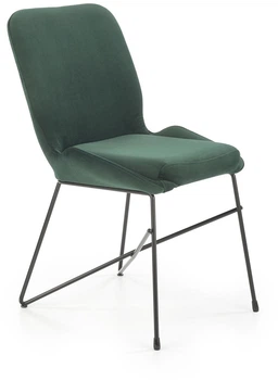 Krzesło do kuchni i salonu Halmar K454 ciemnozielone (5905248121416)