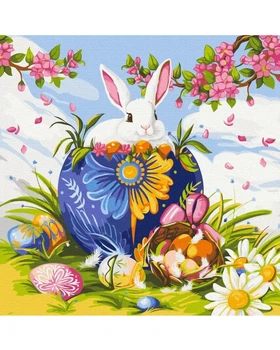 Картина за номерами Символи Великодня © artdi.ua Brushme 40x40 (SBS020)