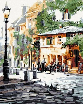 Картина за номерами Літнє кафе Brushme 40x50 (BS8875)