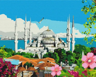 Картина за номерами Літній Стамбул Brushme 40x50 (BS51586)